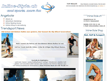 Tablet Screenshot of inline-style.ch